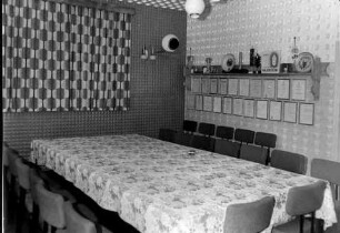 Innenaufnahme des Amateurfilmstudios LPG Linum
