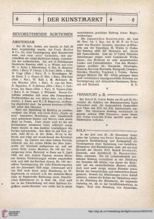 Bevorstehende Auktionen