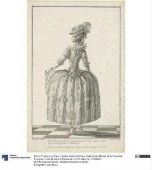 Gallerie des Modes et du Costume Français: Habit de bal à la Paysanne. U.119