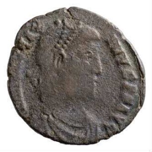 Münze, Aes 2, 25. August 383 - 28. August 388 n. Chr.