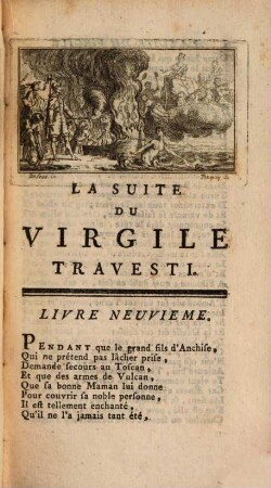 Virgile Travesti, En Vers Burlesques, De Scarron, 3. Suite du Virgile travesti
