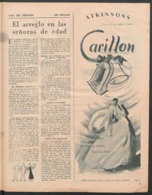El arreglo de las señoras de edad