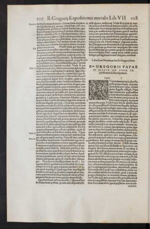 B. Gregorii Papae In Beatum Iob ... Liber septimus.