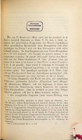 Bruchstücke des Evangeliums und der Apokalypse des Petrus