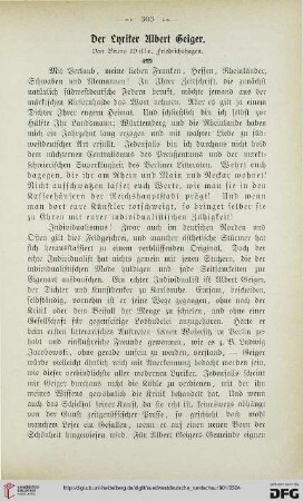 1: Der Lyriker Albert Geiger
