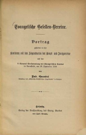 Evangelische Gesellen-Vereine