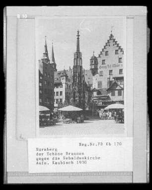 Nürnberg, Schöner Brunnen, Hauptmarkt