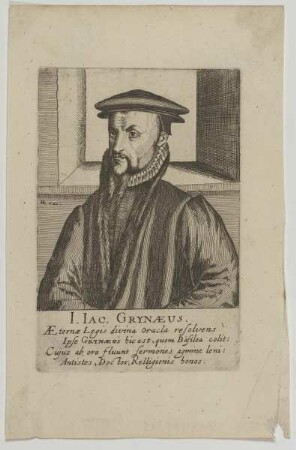 Bildnis des I. Iac. Grynaeus