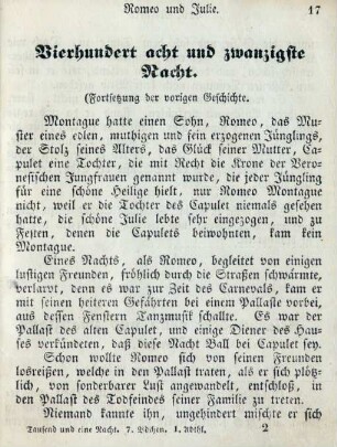 Vierhundert acht und zwanzigste Nacht