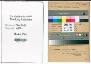 Entnazifizierung Otto Berke , geb. 11.04.1894 (Steiger)