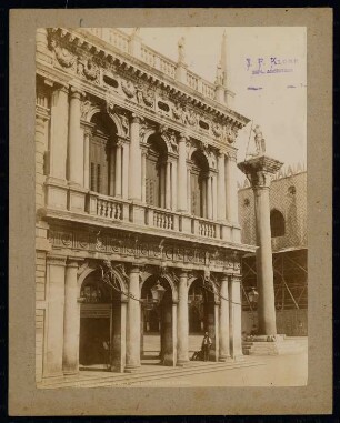 Libreria (Biblioteca Nazionale Marciana), Venedig: Gebäudeecke mit Colonna San Teodoro