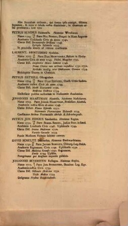 Maecenatibus, Patronis ... S. P. D. : [Programma in augurat. d. 31. Oct. celebr., continens pauca de scientia medica]