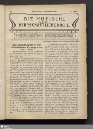No. 5, 1. Dezember 1909