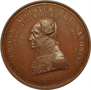 König Friedrich August I. - Tod