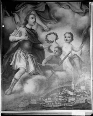 Burkheim Sankt Pankratius Kirche Altar Gemälde