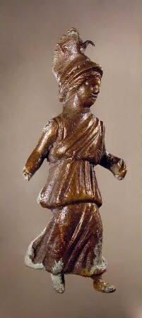 Römische Statuette der laufenden Minerva