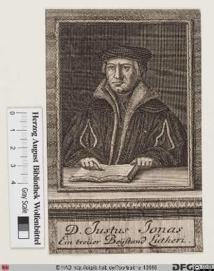 Bildnis Justus Jonas (eig. Jodocus Koch)