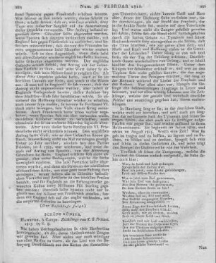Prätzel, K. G.: Zeitklänge. Hamburg: Campe 1815