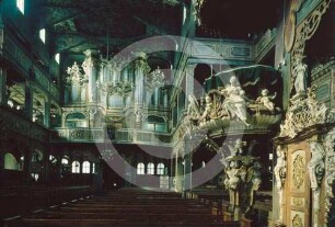 Gemeinderaum der evangelischen Friedenskirche Schweidnitz nach W