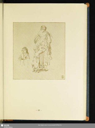 [25. Stehende Frau Mit Drei Kindern]