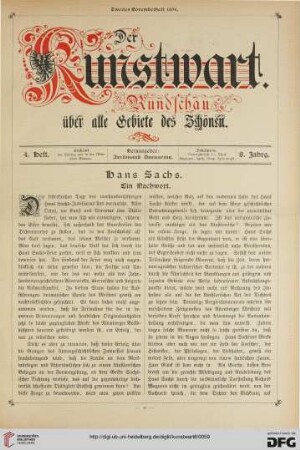 Hans Sachs: Ein Nachwort