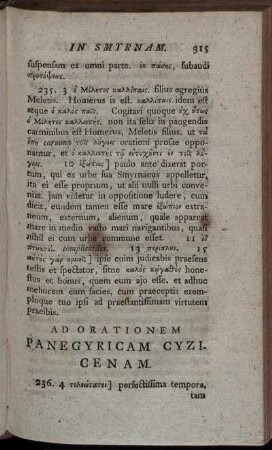 Ad Orationem Panegyricam Cyzicenam.