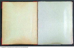 Genès, Milan, Pavie, VéroneDeckblatt mit marmoriertem Vorsatzpapier, Doppelseite - Rotes Album VII (Genua, Mailand, Pavia, Verona)