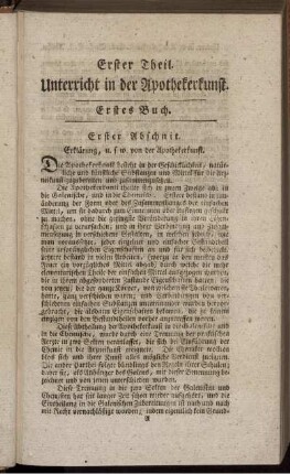 Erster Abschnit - Vierter Abschnitt
