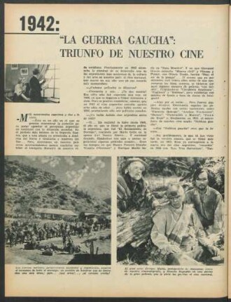 1942: "La Guerra Gaucha": Triunfo de nuestro cine