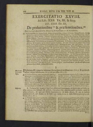 Exercitatio XXVIII.
