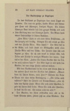 Der Barbierjunge zu Segringen