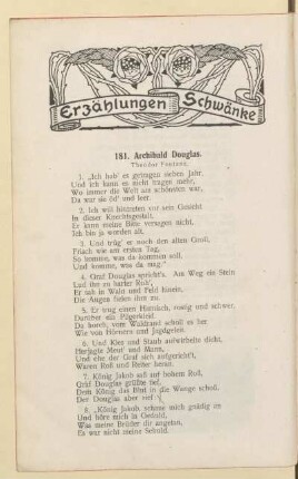 V. Erzählungen und Schwänke