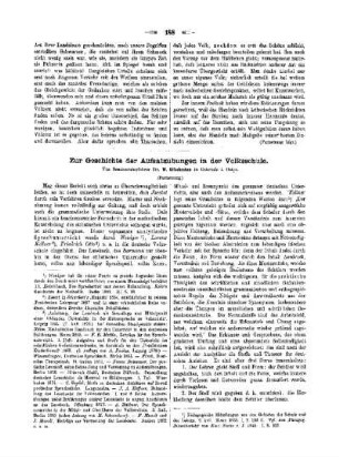 Zur Geschichte der Aufsatzübungen in der Volksschule : (Fortsetzung)