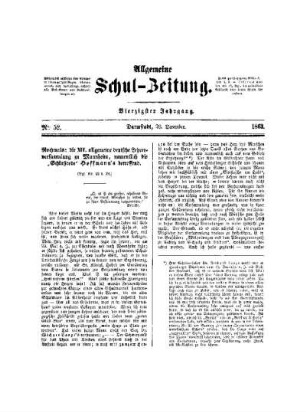 Nochmals: "Die XIV allgemeine deutsche Lehrerversammlung zu Mannheim, namentlich die "Schußrede" Hoffmann's betreffend : (Vergl. Nr. 22 d. Bl.)