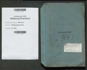 Dieck, Adolf Ferdinand Eduard geb. 29.05.1813; Baurat; ausgeschieden 1869; Personalakten Band 2