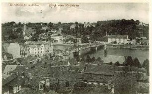 Postkarte, Crossen (Krosno Odrzańskie)