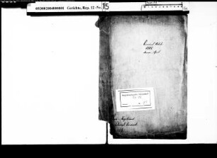 Urteile des Tribunal spécial du Departement de la Roer Inventaire général 24