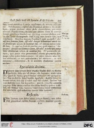 Speculatio decima