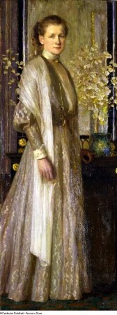 Helene Bantzer : Helene Bantzer. Öl auf Leinwand; 183 x 73 cm (1908; C. Bantzer). Dresden:
