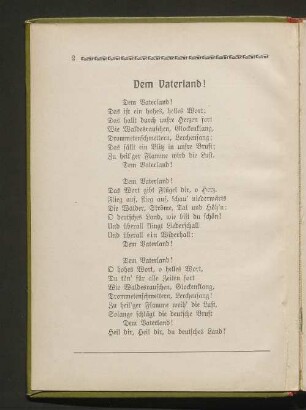Dem Vaterland!