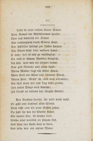 Tritt in recht vollem klaren Schein