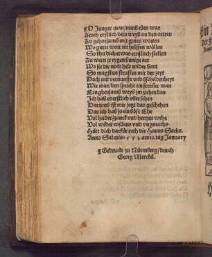 Gedruckt zu Nürmberg/ durch Georg Merckel.