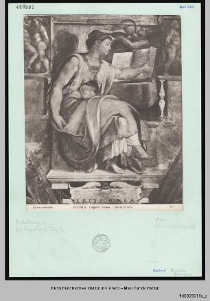 Gewölbefresken : Propheten und Sibyllen : Die Erythräische Sibylle