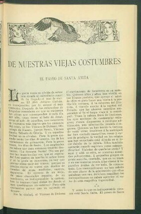 De nuestras viejas costumbres