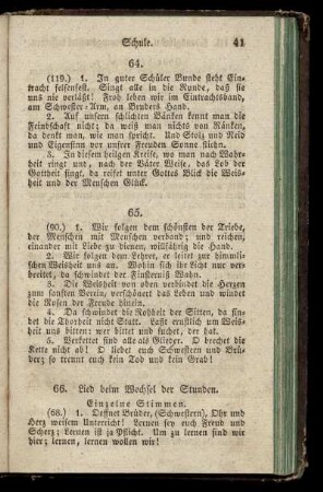 66. Lied beim Wechsel der Stunden