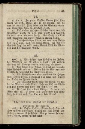 66. Lied beim Wechsel der Stunden