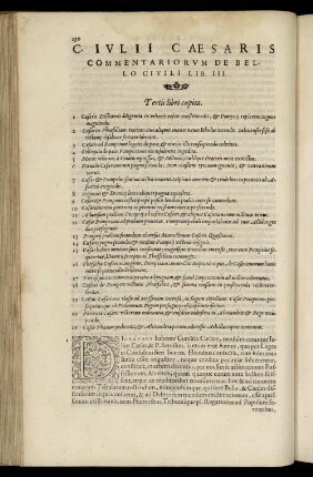 Tertii libri capita.