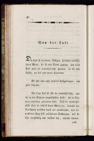 Von der Luft. - Erklärung der Luftarten. - Von den zusammengesetzten Luftarten.