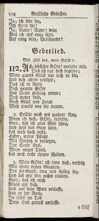 Gebetlied - Auf das Begraebniß Jesu
