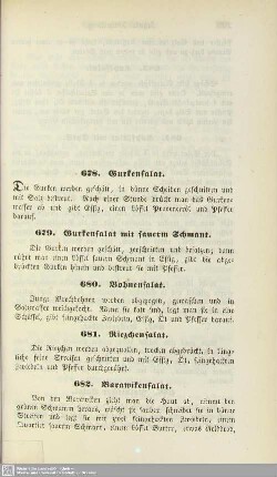 Zehnte Abtheilung. Salate und Compote